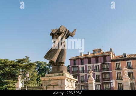 Statue von San Juan de Ávila von der Kathedrale Almudena, Madrid, Spanien Stockfoto