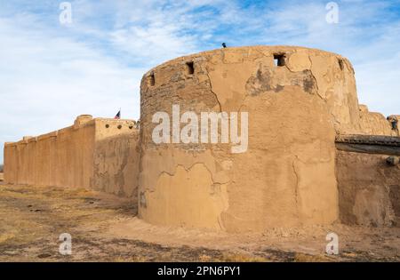 Bent's Old Fort National Historic Site in Colorado Stockfoto