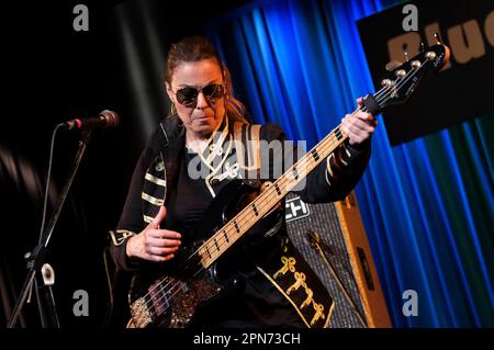 Mailand Italien 13/04/23 : Live-Konzert von Ida Nielsen im Blue Note Stockfoto