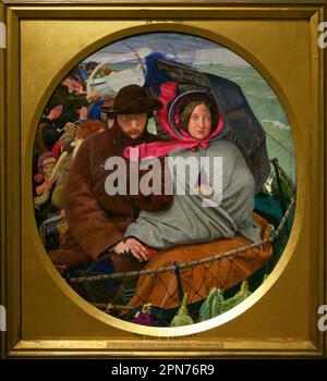 The Last of England, Ford Madox Brown, 1855, Birmingham Museum & Art Gallery, England, Großbritannien, Stockfoto