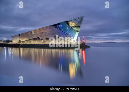 Die tiefen Reflexionen Stockfoto