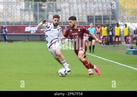 Metz, Frankreich. 15. April 2023. © PHOTOPQR/LE REPUBLICAIN LORRAIN/Gilles WIRTZ ; Metz ; 15/04/2023 ; FC Metz Bordeaux ligue 2 *** Lokale Bildunterschrift *** Kredit: MAXPPP/Alamy Live News Stockfoto