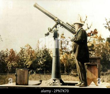 Samuel Pierpont Langley (1834-1906). Amerikanischer Astronom. Stockfoto