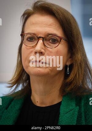Paris, Frankreich. 17. April 2023. Die französische Ombudsfrau