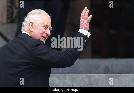 London, UK 3. Juni 2022 : Charles, Prince of Wales, nimmt an einem Thanksgiving-Gottesdienst für Königin Elizabeth II. Teil, um ihr Platinum Jubilee in der St Paul's Cathedral in London zu feiern. Kredit: James Boardman/Alamy Live News Stockfoto