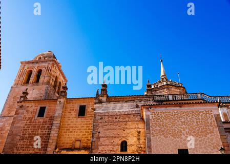 Kirche Santa María de la Encarnación. Jerez de los Caballeros, Badajoz, Extremadura, Spanien, Europa Stockfoto