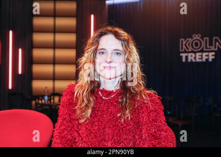 Anne Ratte-Polle bei der Aufzeichnung der WDR-Talkshow „Kölner Treff“ im WDR Studio BS 2. Köln, 09.03.2023 Stockfoto
