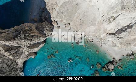 Zakynthos Milithres Strand griechenland Sommer Stockfoto