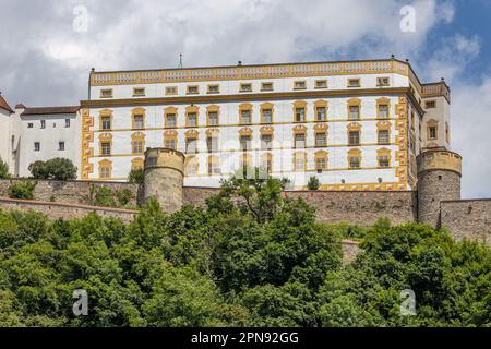 Veste Oberhaus, Festung über der Donau in Passau, Bayern, Deutschland Stockfoto