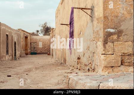 Kairo, Ägypten. Einige Häuser in der Stadt der Toten Stockfoto