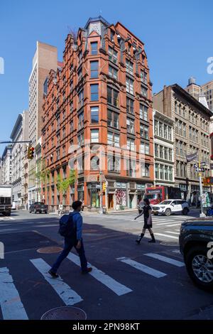 Gorham Manufacturing Company Building, Queen Anne Style, Ladies' Mile District, New York City. Stockfoto