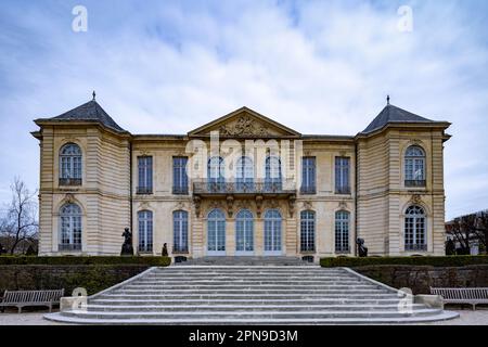 Hôtel Biron, ursprünglich bekannt als Hôtel Peyrenc-de-Moras und später als Hôtel du Maine, Rodin-Museum, Paris, Frankreich Stockfoto