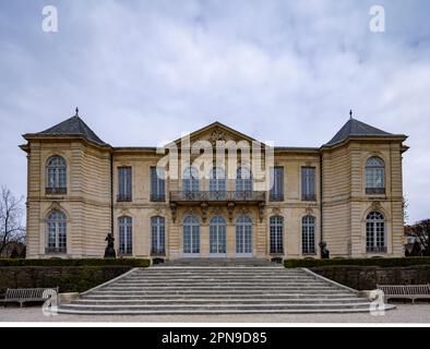 Hôtel Biron, ursprünglich bekannt als Hôtel Peyrenc-de-Moras und später als Hôtel du Maine, Rodin-Museum, Paris, Frankreich Stockfoto