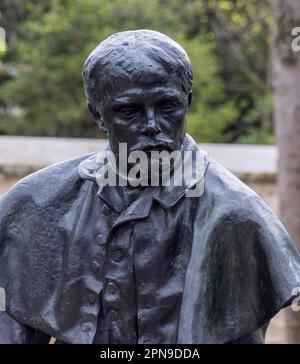 Detail, Jules Bastien-Lepage, Modell 1887-1889; Cast 1988 Auguste Rodin, Rodin Museum, Paris, Frankreich Stockfoto