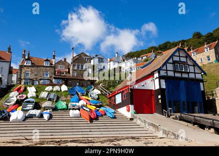 Runswick Bay, North Yorkshire, England, Großbritannien Stockfoto