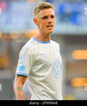 Göteborg, Schweden. 17. April 2023. Sören Rieks während des Spiels im Allsvenskan zwischen Göteborg und Malmö in der Gamla Ullevi in Göteborg am 17. April 2023 Kredit: RTC FOTO/Alamy Live News Stockfoto