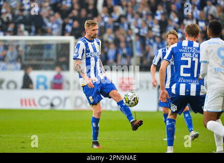 Göteborg, Schweden. 17. April 2023. Sebastian Eriksson von der IFK Göteborg während des Spiels im Allsvenskan zwischen Göteborg und Malmö in der Gamla Ullevi in Göteborg am 17. April 2023 Kredit: RTC FOTO/Alamy Live News Stockfoto