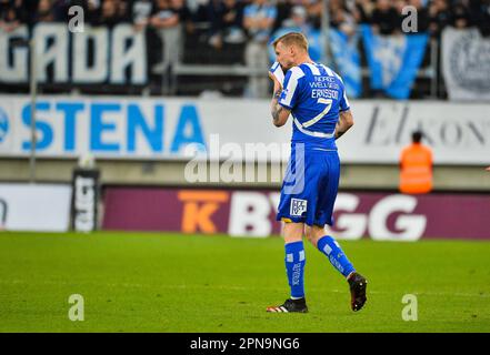 Göteborg, Schweden. 17. April 2023. Sebastian Eriksson von der IFK Göteborg während des Spiels im Allsvenskan zwischen Göteborg und Malmö in der Gamla Ullevi in Göteborg am 17. April 2023 Kredit: RTC FOTO/Alamy Live News Stockfoto