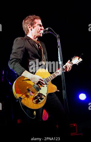 Tim Rogers von Ihnen bin ich live beim Big Day Out Musikfestival. Sydney Showground, Homebush, Sydney, Australien. 25.01.07. Stockfoto