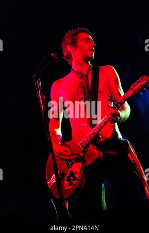 Tim Rogers von Ihnen bin ich live beim Big Day Out Musikfestival. Sydney Showground, Homebush, Sydney, Australien. 25.01.07. Stockfoto