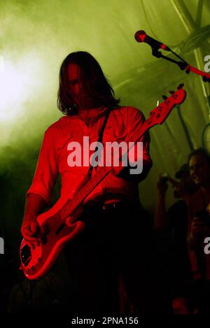 Andy Kent von dir bin ich live beim Big Day Out Musikfestival. Sydney Showground, Homebush, Sydney, Australien. 25.01.07. Stockfoto