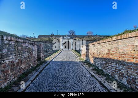 Novi Sad: Festung Petrovaradin. Serbien Stockfoto