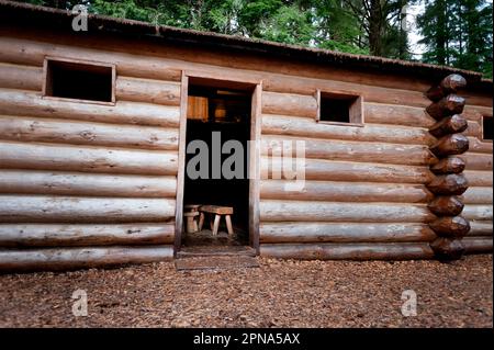 Astoria, Oregon, USA. Fort Clatsop. Stockfoto