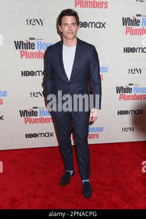 New York City, USA. 17. April 2023. James Marsden nimmt am 17. April 2023 an der New Yorker Premiere „White House Plumbers“ in der 92. Street Y in New York City Teil © Steven Bergman/AFF-USA.COM Kredit: AFF/Alamy Live News Stockfoto