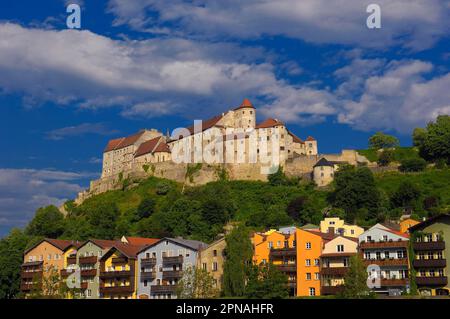 Burghausen, Burg, Altotting County, Oberbayern, Bayern, Deutschland Stockfoto