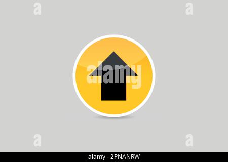 Glanz Jetzt hochladen, Schaltfläche ui-Symbol Premium Vector Stock Vektor