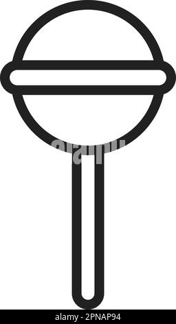 Vektorbild des Candy-Symbols. Geeignet für mobile Apps, Web-Apps und Printmedien. Stock Vektor