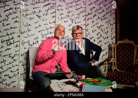 Dirk Neumann und Carsten Linke in dem Bühnenstück HERRICHT & PREIL im