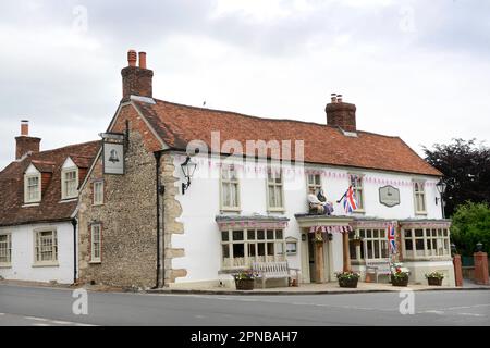 Die Glocke in Ramsbury, Wiltshire, Großbritannien Stockfoto