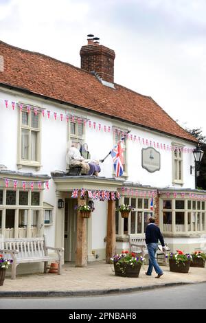 Die Glocke in Ramsbury, Wiltshire, Großbritannien Stockfoto