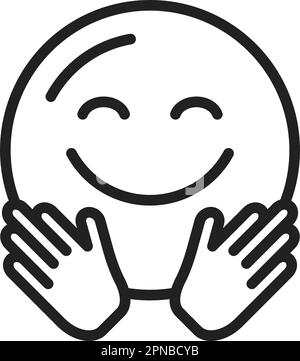 Vektorbild des Symbols für umschließende Teilflächen. Geeignet für mobile Apps, Web-Apps und Printmedien. Stock Vektor