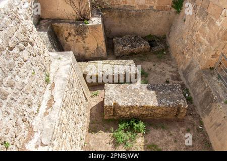 Utica, eine alte Phönizierin und Karthaginische Stadt in Tunesien Stockfoto