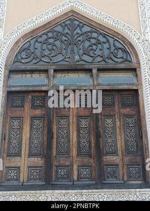 Chowmahalla Palace in Hyderabad, Indien, zeigt ein beeindruckendes Beispiel königlicher Architektur mit einer Mischung aus europäischer, Mogul- und indoislamischer St. Stockfoto