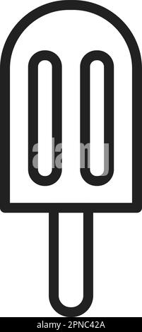 Vektorbild des Lolly-Symbols. Geeignet für mobile Apps, Web-Apps und Printmedien. Stock Vektor