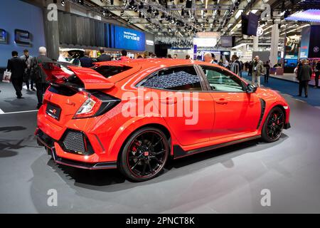 Honda Civic Type-R Sportwagen auf der IAA in Frankfurt. Deutschland - 10. September 2019 Stockfoto