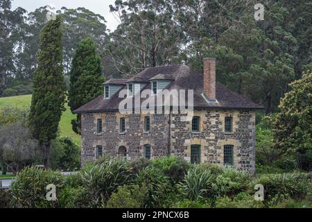 The Stone Store (das älteste Steingebäude in Neuseeland), Kerikeri, Nordinsel, Neuseeland Stockfoto