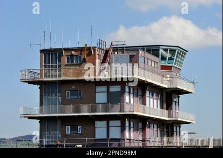 Flughafen Glasgow Prestwick, 18/04/23. Stockfoto