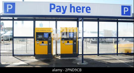 Flughafen Glasgow Prestwick, 18/04/23. Stockfoto