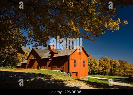 Barn William Cullen Bryant Homestead   Cummington, Massachusetts, USA Stockfoto