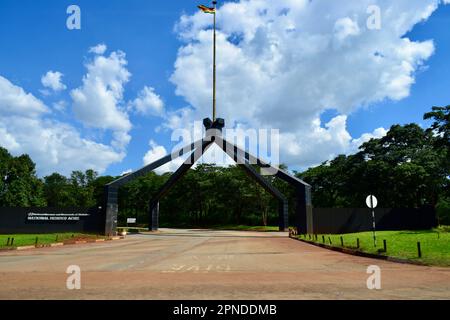 National Heroes Acre Eingang in Harare Stockfoto