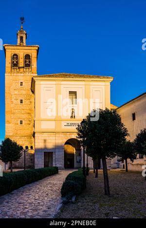 Das Kloster Santo Domingo de Guzmán in der Gemeinde Ocaña, Toledo, ist ein Renaissance-Gebäude aus der Mitte des 16. Jahrhunderts. Ocaña, Toledo, Casti Stockfoto