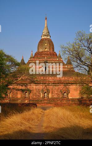 Naga Yon Hpaya Tempel. Der Unglaubliche Turm. Alte Stadt in Bagan, Myanmar Stockfoto