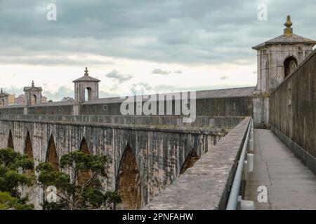 Portugal, Lissabon, Aquädukt im römischen Stil, 1748 erbaut Stockfoto