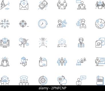 Minimaler praktikabler Symbolsatz der Produktlinie. Prototyp, schlank, Iteration, MVP, Validierung, Agilität, Testvektor und lineare Darstellung. Starten Stock Vektor