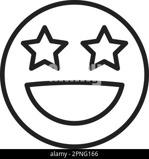 Vektorbild mit Sternsymbol. Geeignet für mobile Apps, Web-Apps und Printmedien. Stock Vektor