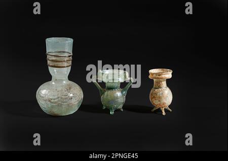 Glas-Container aus dem 4. Jahrhundert CE Stockfoto